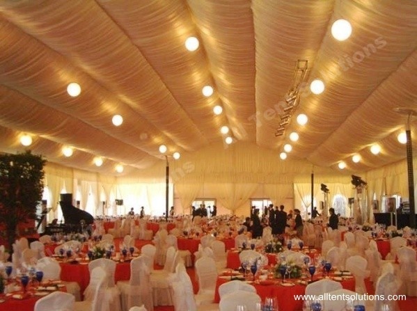 Beautiful Marquee with Decoration Lining and Curtain