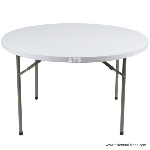 Foldable Plastic Table in White Color