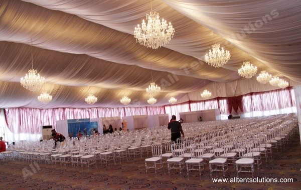 20M Width Full Line Decorated Wedding Tent with Aluminum Alloy