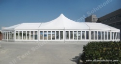 15m Width Mixed Tent with Multi-sided Bay and High Peak Bay