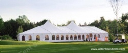 High Peak Marquee APS Tent with Crystal Chandeliers for Wedding Party