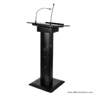 Podium Made of Wood and Stainless Steel