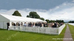 Wooden Fence for Party Tent in White
