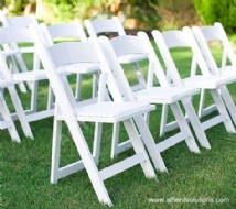 White Foldable Wimbledon Chair