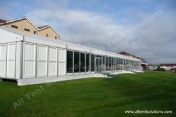 Outdoor Fair Tent for Trade Show with Clear Glass Walls