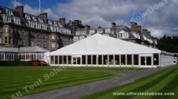 Fireproof Huge Church Marquee Tent with Clear Glass Walls ABS Walls 