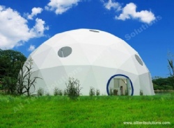 30m Waterproof Dome Tent with White PVC Fabric for Plantation
