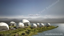 Fast Wind Speed Defend Quality Guarantee Geodesic Dome Tents