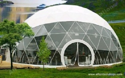 SGS ISO Approved Quality Transparent Geodesic Dome Tents